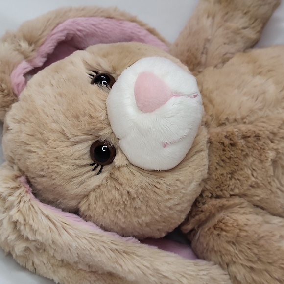 Build a Bear Easter Bunny big eyelashes Floppy ears 17" easter rabbit - Picture 4 of 9
